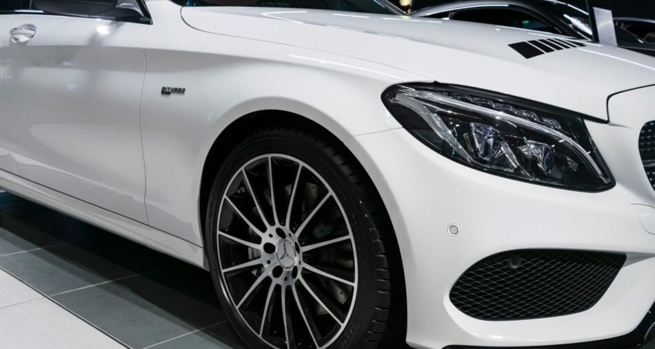 SORST Streckmetall verbaut als Kühlergrill in einem Mercedes Benz C 43 AMG automaticmatic Bi-turbo 2018.